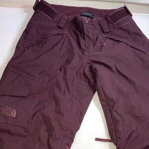 The North Face DryVent Women’s  Snow Ski Pants Burgundy Sz S 28X31